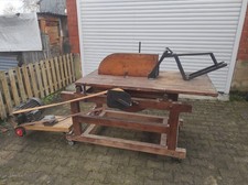 Große elektrische Tischkreissäge Kreissäge 360V Starkstrom Brennholz Starkstrom