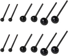 150 Paare Augen Schwarz Glas