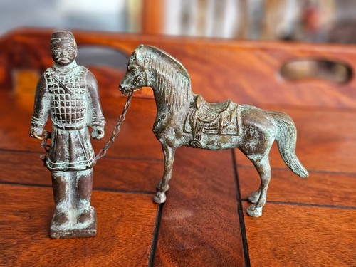 Bronzfigur terrakotta armee - bronzfigur, terrakotta-armee