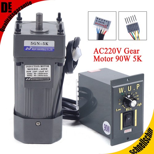 220v 90w gear motor - 90w,