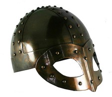 Gjermundbu Normannen Helm Ritter Larp Wikinger  Rüstung Mittelalter sca  R149KB