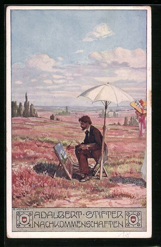 Künstler ernst kutzer - künstler-ak,
