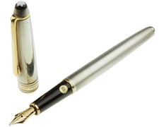 Montblanc Meisterstück Solitaire 925er Sterling Silber Füller No.144 Classique