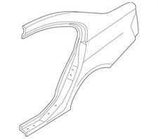 BMW E90 Seitenwand hinten