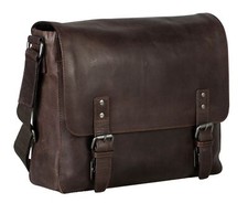 LEONHARD HEYDEN Dakota Messenger Bag L Umhängetasche Laptoptasche Brown Braun