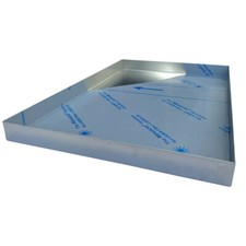 Wanne 1,5mm Dekor Folie INNEN Behälter Aluminium Natur Blechwanne AluWanne Alu 