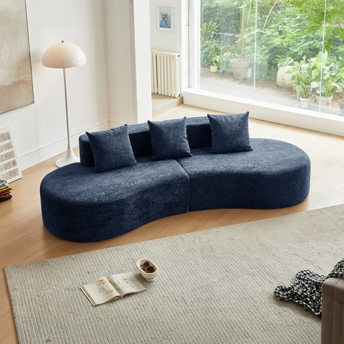 Modern curved sectional sofa - curved,