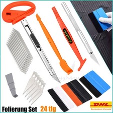 24 Teiligen Folierung Set Filzrakel Vinyl Wrapping 10 Klinge -Aufkleber Werkzeug