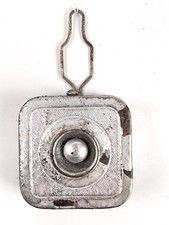 Taschenlampe "Daimon " Überlackiert, Maße 5,5 x 5,5 x 2cm. Funktion nicht geprüf