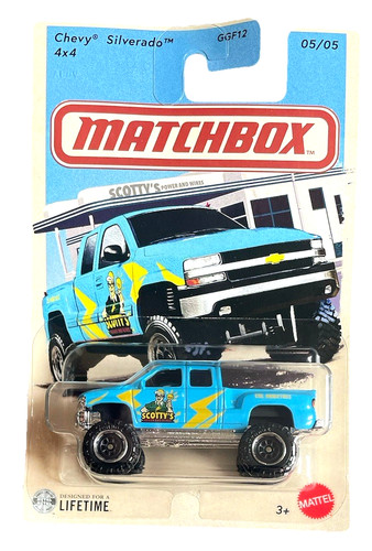 Matchbox chevy silverado 4x4 - chevy,