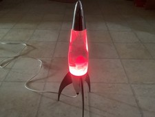Mathmos Lavalampe der rote Curt Rarität Wilkenburger Vintage Lava Lampe 50cm
