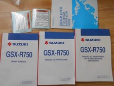 Suzuki GSX-R  750 2004 Handbuch englisch portugiesisch finnisch Bediendungsanlei