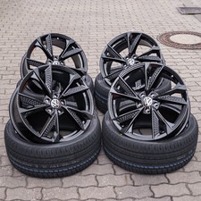 19 Zoll Alufelgen RS6 für VW Golf 8 7 6 5 GTI GTD Plus Sportsvan ET45 Schwarz