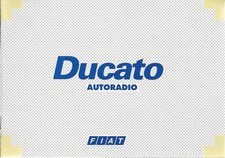 FIAT   AUTORADIO   Betriebsanleitung   Handbuch  für  DUCATO   1999   RN