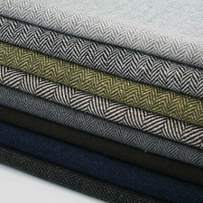 Fischgrät tweed wollmischung - fischgrät,