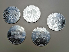 5 x Silbermünzen 1 OZ/Unze