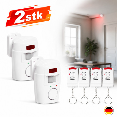 Bewegungsmelder alarm - 2x,