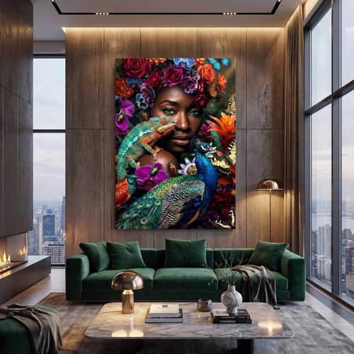 Afrikanische frau vögel - afrikanische, und