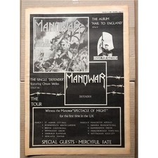 MANOWAR HAIL TO ENGLAND POSTER