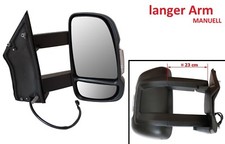 AUSSENSPIEGEL MANUELL RECHTS LANGEN ARM FÜR FIAT DUCATO 06- CITROEN JUMPER BOXER