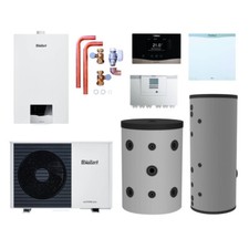Vaillant Gas-Hybridheizung Wärmepumpe aroTHERM plus VWL 105/6 Gastherme VC 20