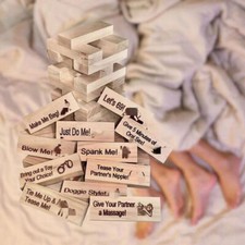 Stapeln Block Turm Spiel Datum Spielzeug Erwachsene Paare Jenga Holz Tumbling