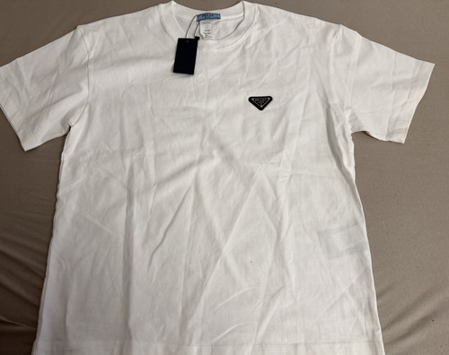 Prada herren shirt weiß xl - herren, t-shirt