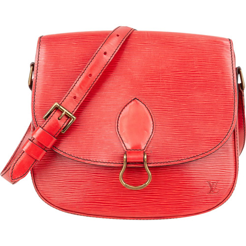 Louis vuitton red - louis, leather
