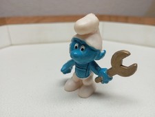 Schleich Schlumpf Fake Ostblock Kopie Schlümpfe Mechaniker Schraubenschlüssel 