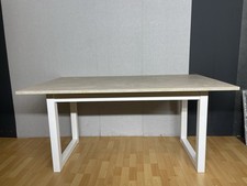 Esstisch Houston Ausziehtisch ausziehbar 160x90 Sandstein weiß