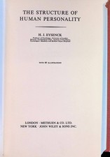 The Structure of Human Personality. Eysenck, H.J.:
