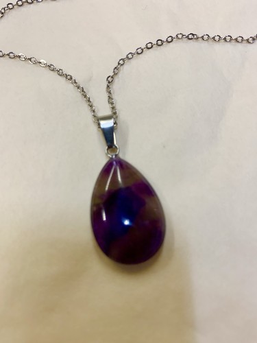 Halskette amethyst - halskette,
