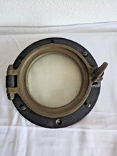 sehr altes schweres Schiffs Bullauge aus Messing /Stahl - alt