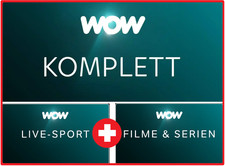 12 Monate WOW/SKY Komplett & Premium für monatlich € 34,48 statt € 60,97