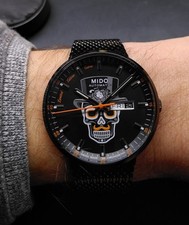 Mido Commander Icône Dia de los Muertos Individuelles Einzelstück 