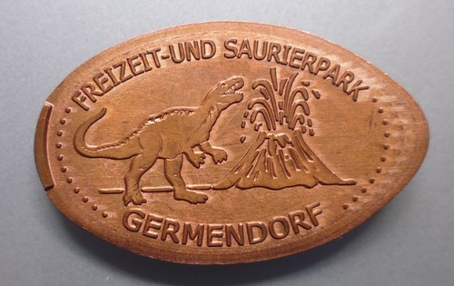 Elongated coin quetschmünze - elongated,