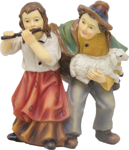 Krippenfiguren kinderpärchen - krippenfiguren,