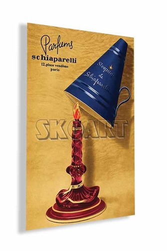 Altes werbeplakat schiaparelli - werbeplakat,