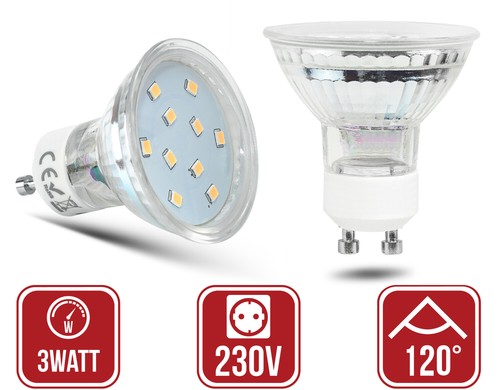 3watt gu10 led - 3watt,
