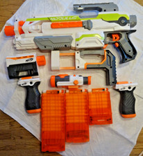 Nerf Modulus motorisiert mit Zielfernrohr, +3 volle Magazine  + 1 Ersatzgriff