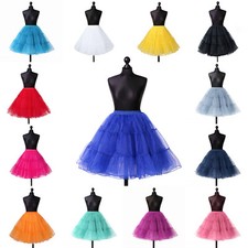 Petticoat Tüllrock Reifrock Tütü Ballettrock Unterrock S-XXXL Lafairy