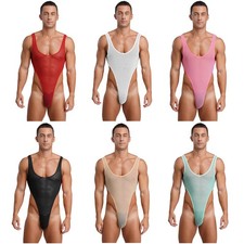 Herren Body Transparent Mesh