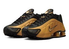 Nike Shox R4 Metallic Gold