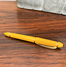 Füllfederhalter von Kenzo Gelb Stylo Plume Fountain Pen Made in France