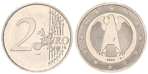 Fehlprägung euro 2002 - 2,