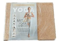 Yoga Block 2er SET Kork 100% Natur - Hatha Klotz auch für Anfänger Meditiation &