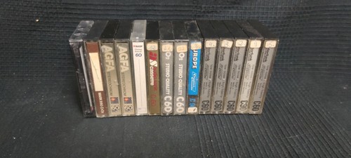 14x vintage audio kassetten - vintage,