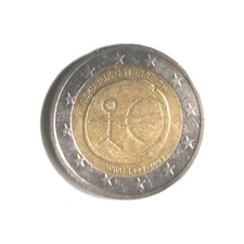 2 Euro Münze Strichmännchen