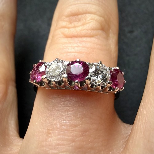 Vintage band ring - vintage, 750