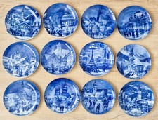 Weihnachtsteller Berlin Design 4 Teller aus Jahrg.1977, 1982, 88, 1990-1997,1999